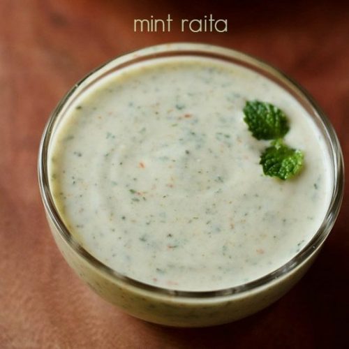 mint raita recipe, pudina raita recipe