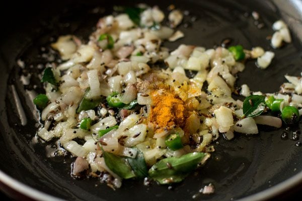 making chawli bhaji recipe