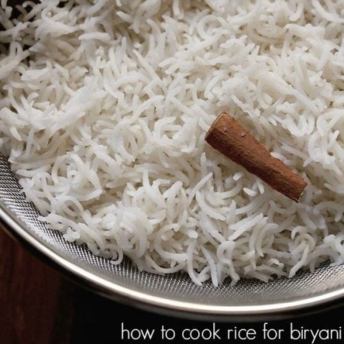 how to cook basmati rice for biryani recipe