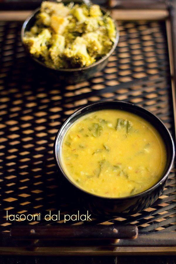 lasooni dal palak recipe