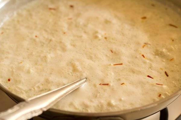 cooking lauki kheer