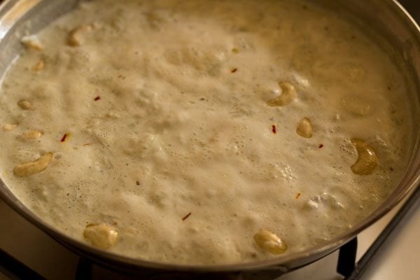 simmering lauki kheer