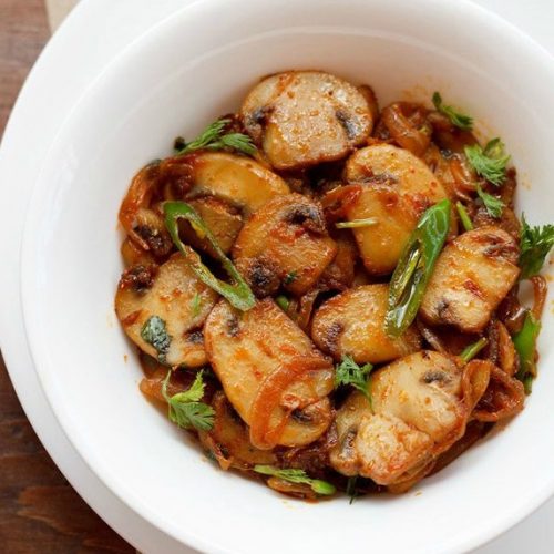 Mushroom Stir Fry  One Pot Indian Style   - 43
