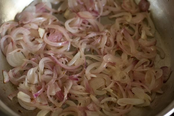 sauteing onions