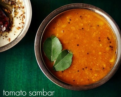 tomato sambar recipe