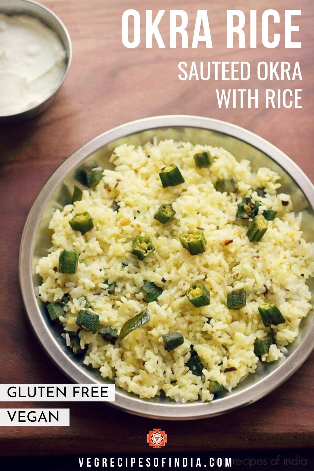 Bhindi Rice Sauteed Okra with Rice