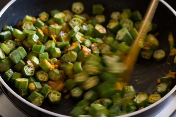 making ladies finger fry recipe