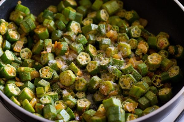 making ladies finger fry recipe