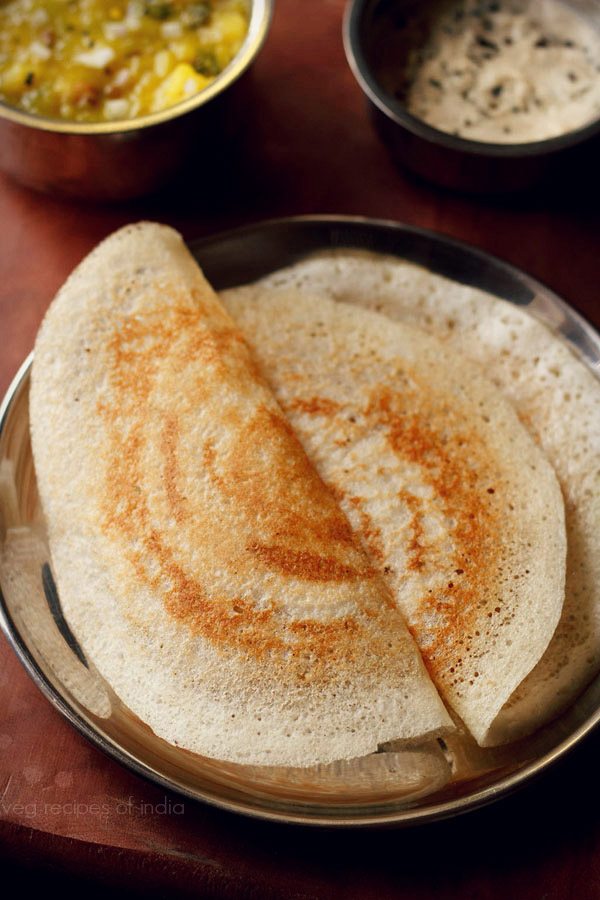 Plain Dosa Recipe and Dosa Batter | Crispy Sada Dosa