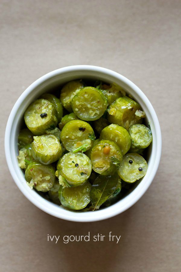 ivy gourd stir fry recipe