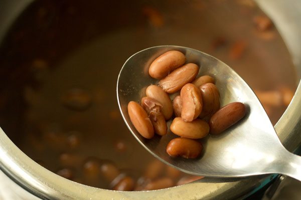 pressure cooked kidney beans