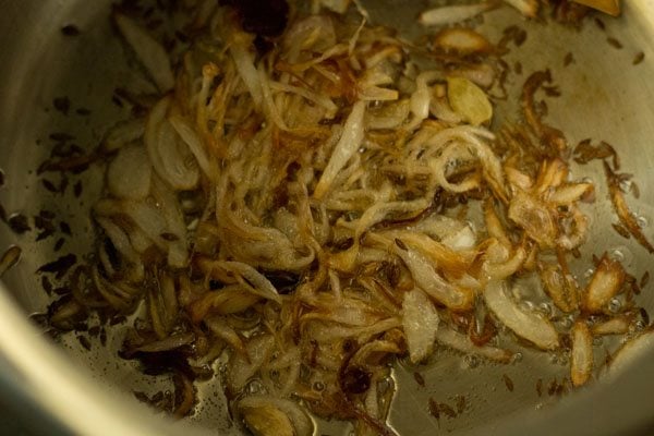 sauteing onions till golden