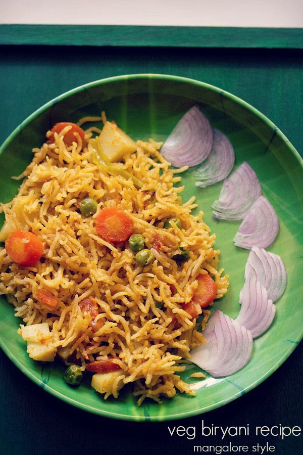 veg biryani recipe mangalorean style