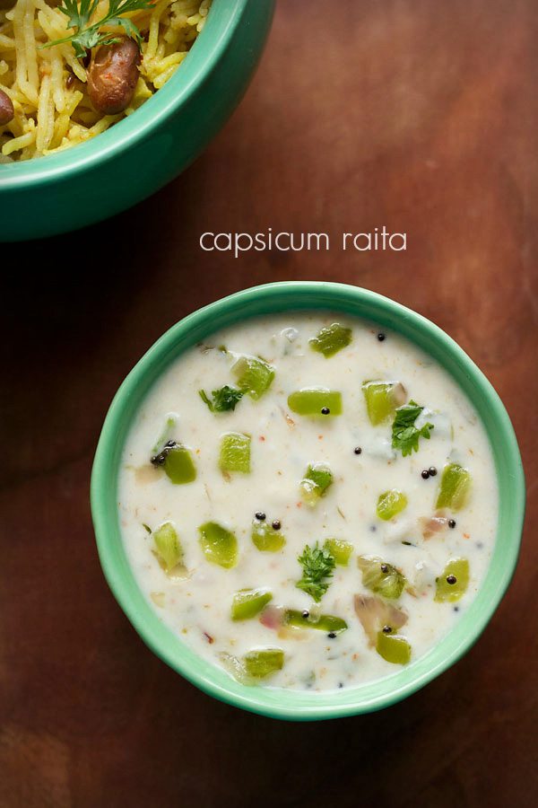 capsicum raita recipe