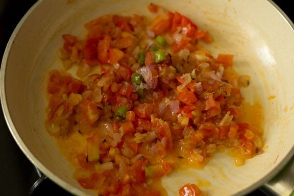 chopped green chili added