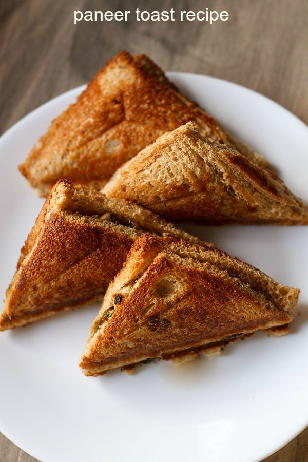 matar paneer toast recipe
