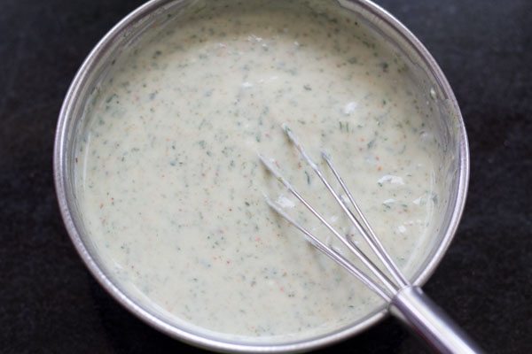 making mint raita recipe