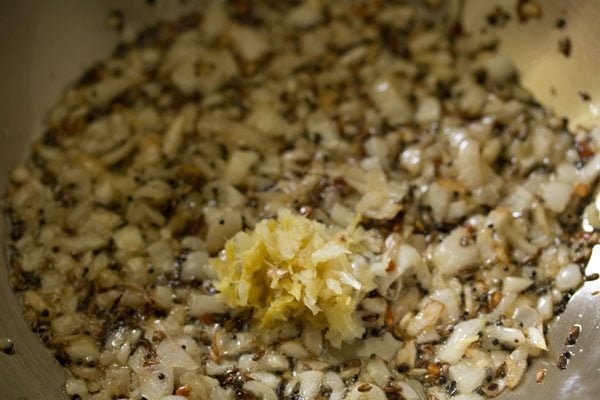 making mushroom korma recipe