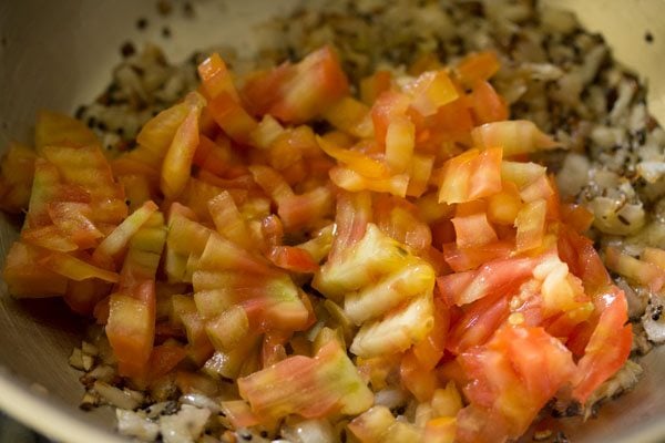 making mushroom korma recipe