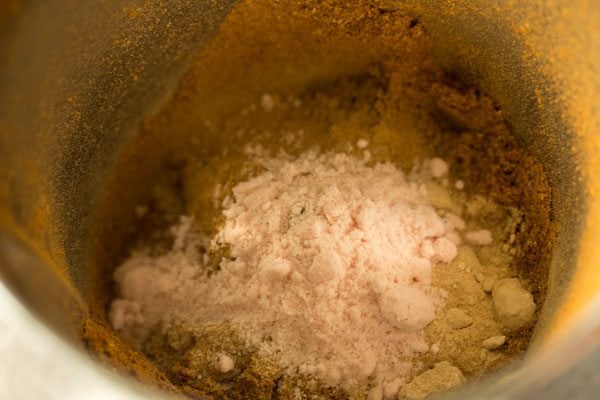 making pav bhaji masala powder recipe