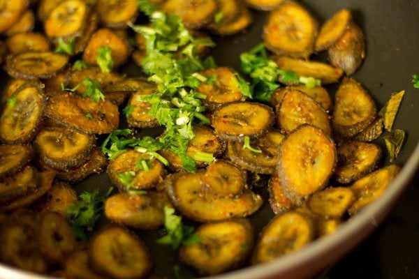 coriander leaves added