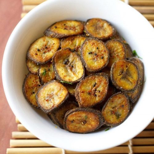 vazhakkai fry recipe, raw banana fry recipe