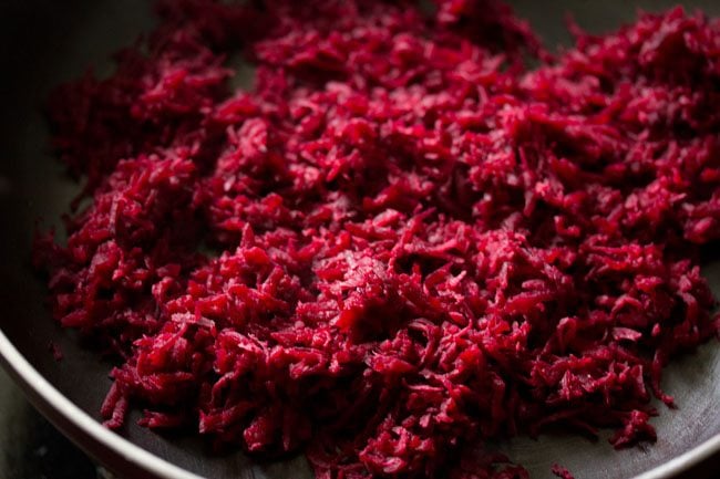 sauteing beetroot 