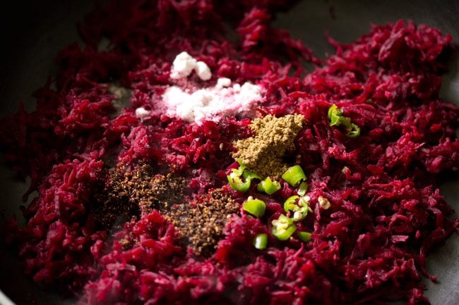 spices added to beetroot