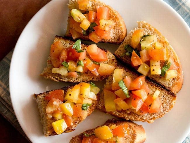 Bruschetta Recipe Tomato Bruschetta Bread