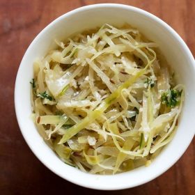 cabbage bhaji recipe, patta gobi sabzi recipe