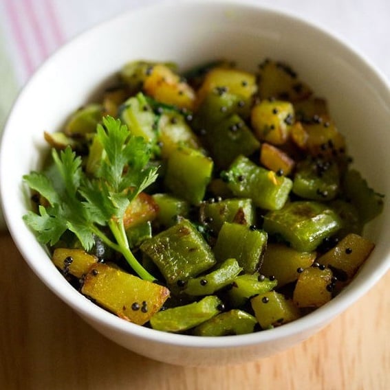 Capsicum Fry | South Indian Bell Pepper Stir Fry-image