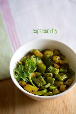 Capsicum Recipes | 37 Bell Pepper Recipes (Vegetarian)