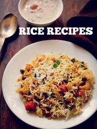 top 35 rice recipes | collection of 35 best indian rice recipes | veg rice recipes