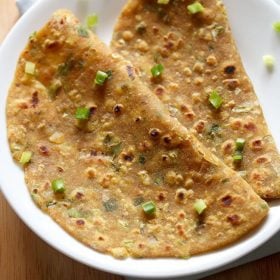 spring onion paratha