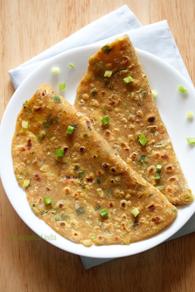 Spring Onion Paratha Recipe