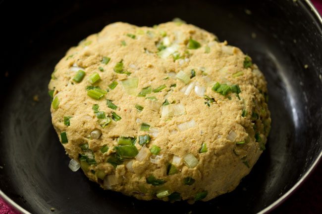 dough for spring onion paratha recipe