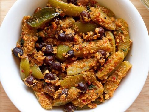 mangalorean tindora chana masala recipe