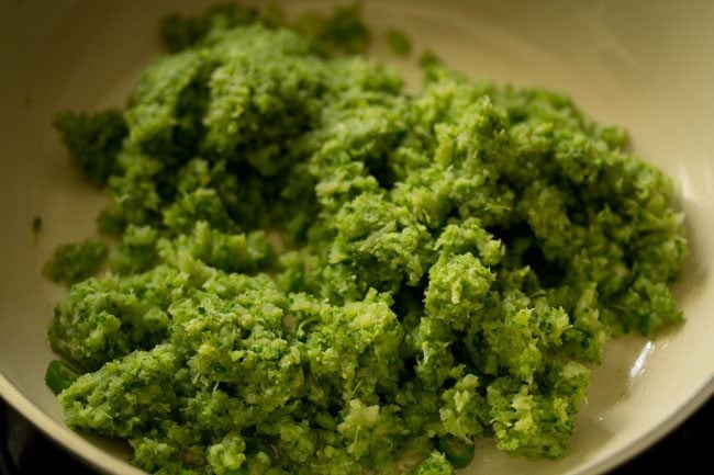minced broccoli added