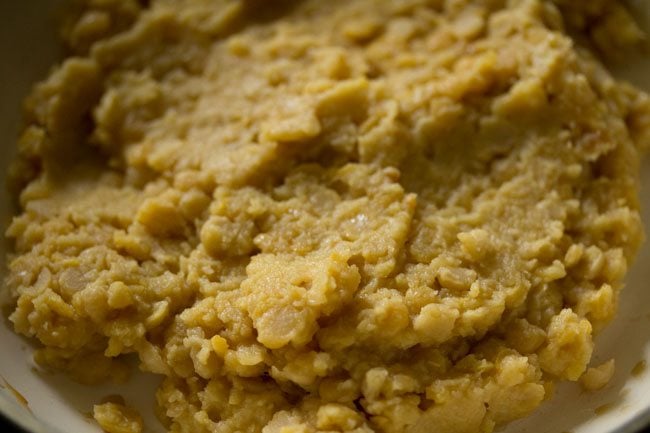 Dulce Kozhukattai | Chana Dal Modak » Recetas de verduras de Dassana 10 puré de chana dal.
