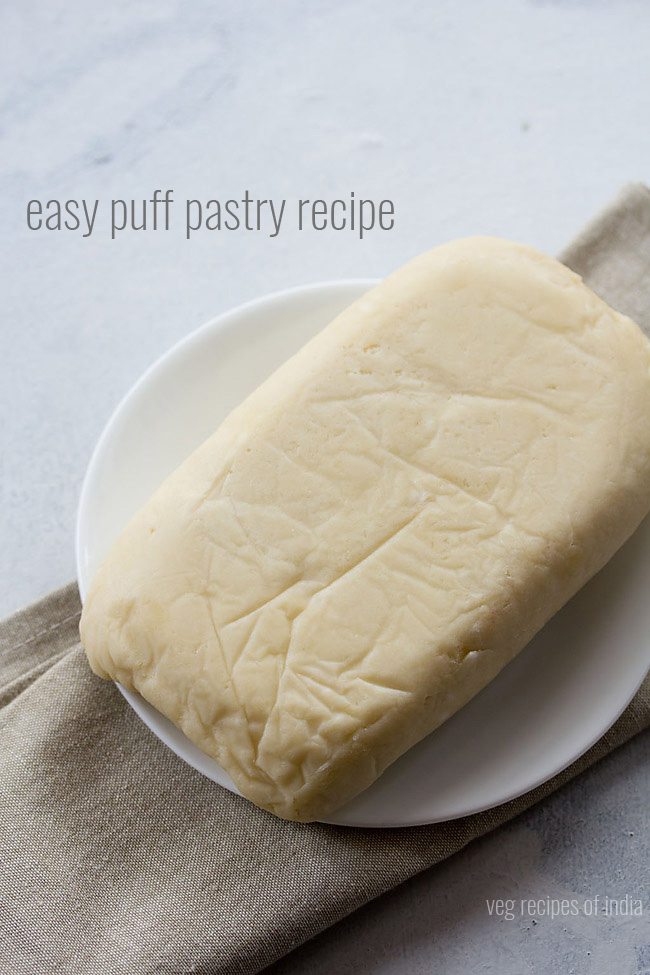 vertical pin for easy puff pastry recipe.