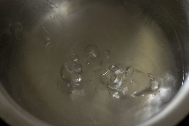 boiling water