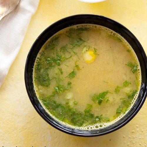 makai ka shorba recipe, indian style sweet corn soup recipe