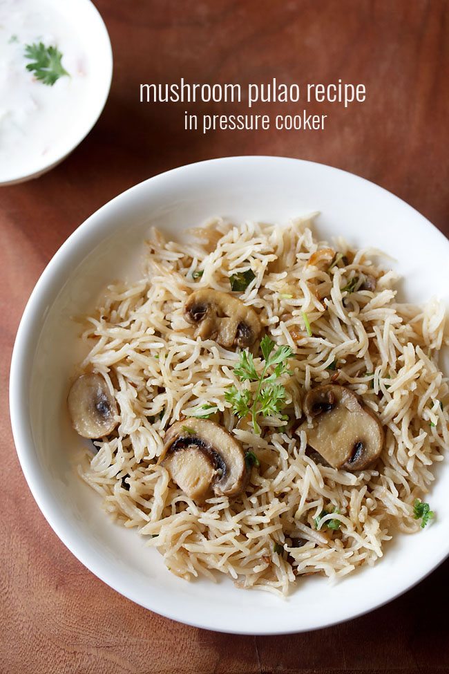 mushroom pulao recipe