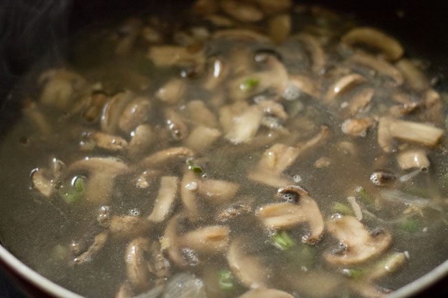 water for mushroom soup recipe