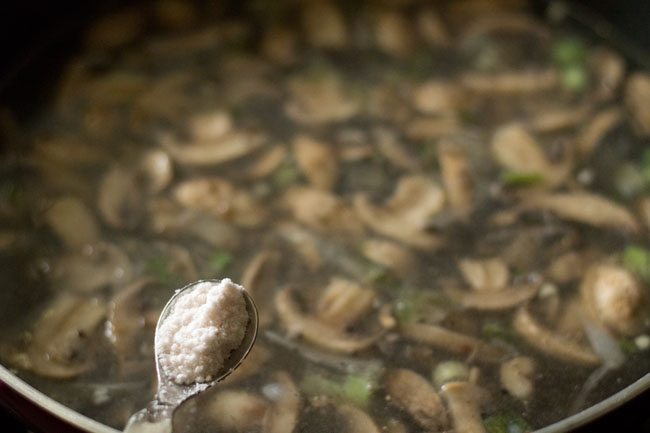 salt for mushroom soup recipe