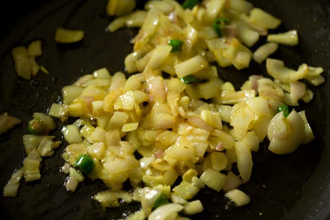 making ridge gourd bhaji recipe