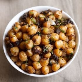 dry chana recipe, dry chole recipe