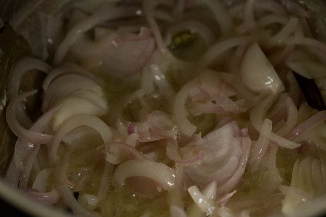 sauteing onions