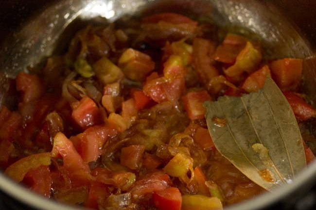 sauteing tomatoes