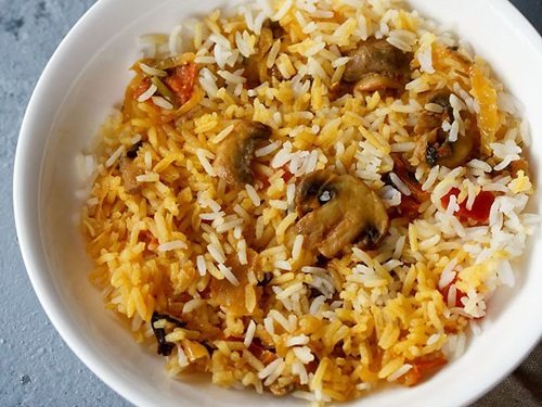 ambur biryani recipe with mushrooms